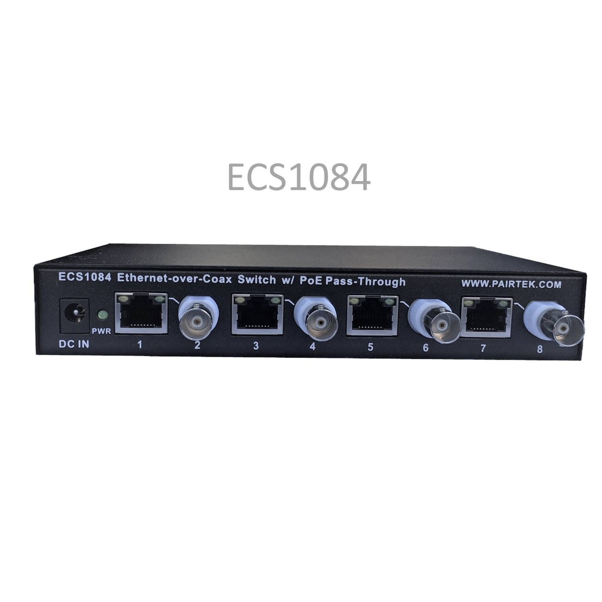 Comnet CLFE8EOC 8 Ch Ethernet Over Coax Extender With Pass-through PoE